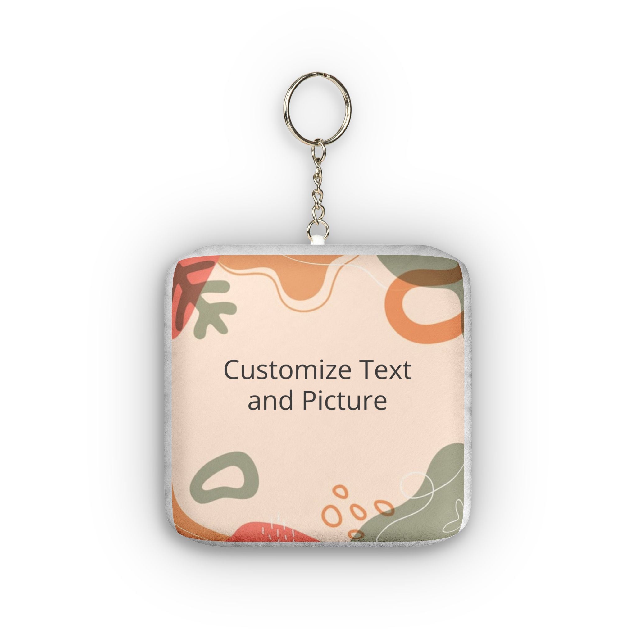 Custom Shape Mini Plush Keychain